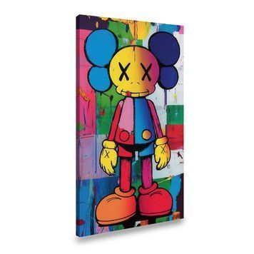 Картина на холсте Разноцветная игрушка Kaws 50x25 см (79ML_M) (79ML_M) фото