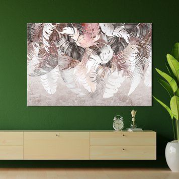 Картина на холсте Абстрактные листья финиковой и банановой пальмы 51x34 см (V548-1_M) V548-1_M фото