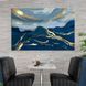 Картина на полотні Абстракція синя гора 51x34 см (V109-1_M) V109-1_M фото 1