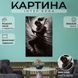Картина на холсте Мрачный самурай с длинными волосами 51x34 см (382ML_M) (382ML_M) фото 1