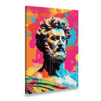 Картина на холсте Красочная античная статуя 51x34 см (255ML_M) (255ML_M) фото