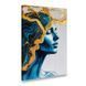 Картина на холсте Девушка и золотая абстракция 51x34 см (266ML_M) (266ML_M) фото 1