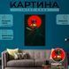 Картина на полотні Дівчина в чорному вбранні з катаною 51x34 см (372ML_M) (372ML_M) фото 1